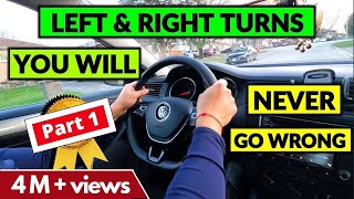 HOW TO TURN LEFT  ❤️ 90k LIKES ❤️  PART 1  drivingtips [upl. by Tansy]