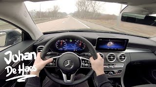 2019 Mercedes CClass Coupé C 200 184 hp POV Test drive [upl. by Nus]