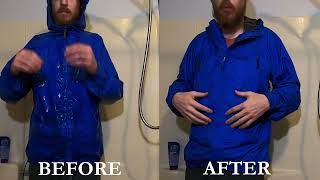 How to ReWaterproof a Raincoat  DWR and SeamSeal Tutorial [upl. by Awuhsoj537]