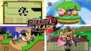 Super Smash Flash 2  All Victory Themes  From v07 to Beta [upl. by Brookes]