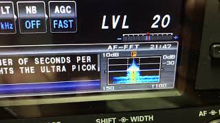 Yaesu FTDX3000  CW Decode Function [upl. by Enriqueta268]