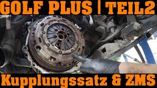 Volkswagen  KUPPLUNGSSATZ  ZWEIMASSENSCHWUNGRAD wechseln TEIL 2 🔧🔧🔧 [upl. by Nnylyram]