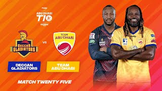 Mach 25 HIGHLIGHTS  Deccan Gladiators vs Team Abu Dhabi  Day 11  Abu Dhabi T10 Season 5 [upl. by Llecrep]