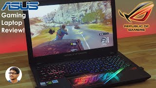 Asus ROG Strix Gaming Laptop Review  i7 7700HQ GTX1050Ti 16GB RAM [upl. by Assedo844]