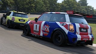 MINI Cooper JCW in the TSRA lobby with some very quick guys AMS2 [upl. by Nannette]