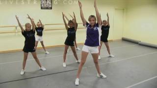 How to Do Cheerleading Dance Combinations [upl. by Llenoil389]