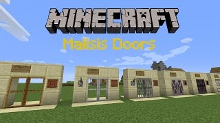 Minecraft 1112  Malisis Doors Mod  Mod Review [upl. by Amada47]