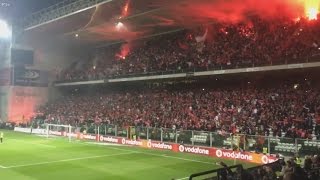 Boavista 0  1 Benfica  27ª Jorn 201516  Chegada ao estádio Cânticos Festejos e Final do jogo [upl. by Wyatt]