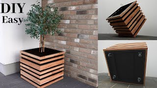 DIY Planter BoxBlumenkasten selber bauenPflanzenkasten selber bauenHow to make Raised Planter BOX [upl. by Nylime48]