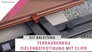 Kovalex® Kunststoffclip zum Anbringen von Terrassendielen [upl. by Banquer]