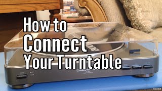 How to Connect a Turntable or Record Player to Speakers [upl. by Nosyaj]