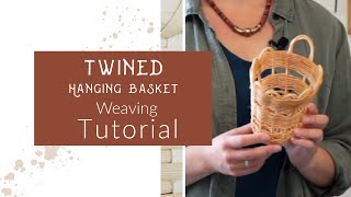 Beginner Basket Weaving Tutorial [upl. by Ocker]