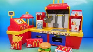 McDONALDS ELECTRONIC FAST FOOD CENTER 18 PIECE COLLECTORS SET VIDEO REVIEW [upl. by Devehcoy]