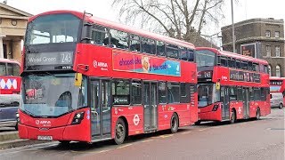 London Buses  Route 243  Wood Green to Waterloo [upl. by Amre]