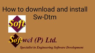 How to download and install SwDtm software [upl. by Glynnis]