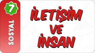 7 Sınıf Sosyal  İletişim ve İnsan [upl. by Ennovyahs]