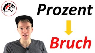 PROZENT in Bruch umwandeln  Mathe Tutorial [upl. by Anrev]