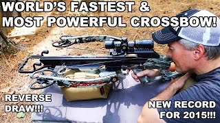 Worlds Fastest amp Most Powerful Crossbow Scorpyd Ventilator Extreme [upl. by Siwel660]