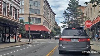 Driving Downtown  Asheville  North Carolina USA [upl. by Ytteb706]