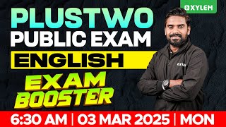 Plus Two Public Exam English  Exam Booster  Xylem Plus Two [upl. by Felix]