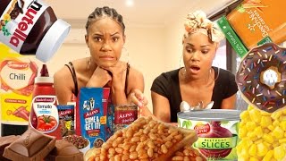 AUSTRALIAN TWINS TAKE ON THE EAT IT OR WEAR IT CHALLENGE [upl. by Pride]