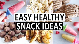 10 EASY HEALTHY SNACK IDEAS You NEED to try Low Cal Healthy Yum [upl. by Zetnauq]