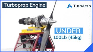 TurbAero TA120TP 120hp Turboprop engine [upl. by Enerol]