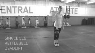 Single Leg Kettlebell Deadlift [upl. by Florine]