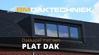 Dakkapel met een plat dak  BM Daktechniek [upl. by Einnad]