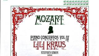 Mozart  Piano Concertos 9 Jeunehomme15161234568  Presentation Centrecord  Lili Kraus [upl. by Bogoch]