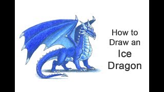 How to Draw an Ice Dragon [upl. by Gnot501]