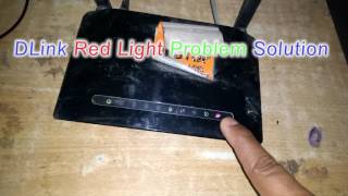 DLink Router Red Light Problem Solution Easy Solution [upl. by Marder]