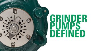 Grinder Pumps Defined [upl. by Novah]