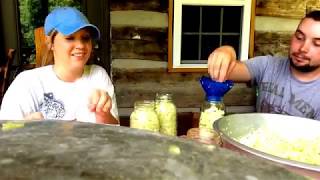 How To Make SauerKraut Appalachian style kraut [upl. by Aizirtap]