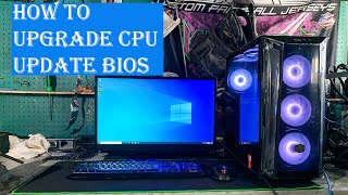 How to upgrade a CPU and update BIOS [upl. by Enyawed336]