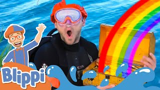 BLIPPI Splish Splash Water Song  Educational Songs For Kids [upl. by Rovelli]