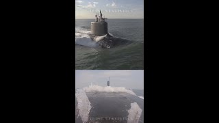 Nuclear Submarine Pops Up Surfacing [upl. by Htepsle]