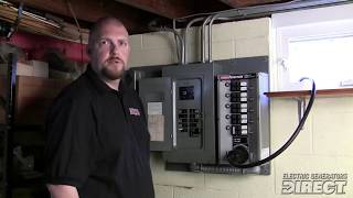 How to Connect a Portable Generator to Manual Transfer Switch [upl. by Shing]