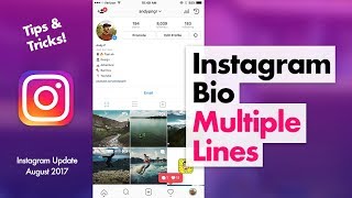 How to Edit Instagram Bio  Multiple Lines Tips amp Tricks [upl. by Olinde346]