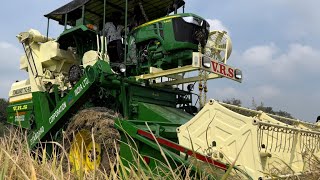 John Deere 5405 CRDI first time in field [upl. by Anilram]