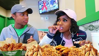 Wingstop mukbang [upl. by Mumford]