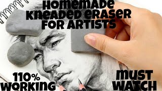 How to make a KNEADED ERASER  DIY [upl. by Elliot]