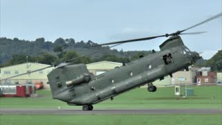 RAF Chinook HC4  quotNot just a Helicopterquot  Dunsfold 2015 [upl. by Natal242]