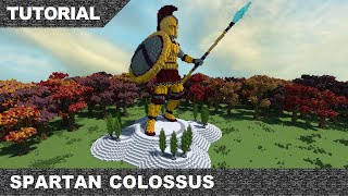 Minecraft Spartan Colossus Tutorial amp Download part 1 [upl. by Esdnil]