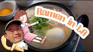 Hakata Ikkousha No 1 Tonkotsu Ramen in LA 博多一幸舍豚骨拉面 [upl. by Wennerholn905]