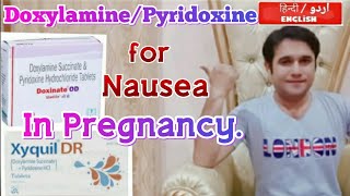 Doxylamine succinate and Pyridoxine tablets Doxinate plus tablet during pregnancy Xyquil dr tablet [upl. by Lletram430]