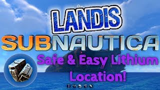 Lithium Location  Subnautica Guide [upl. by Dilahk202]