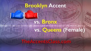 Learn New York City Accents Brooklyn vs Bronx vs Queens [upl. by Camroc500]