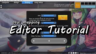 osu Editor Tutorial for Beginners [upl. by Darin686]