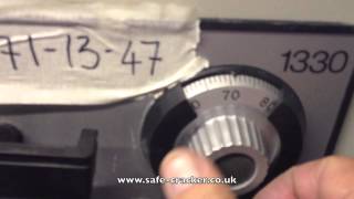 Opening A Sentry 1330 Combination Locked Safe [upl. by Eduard4]